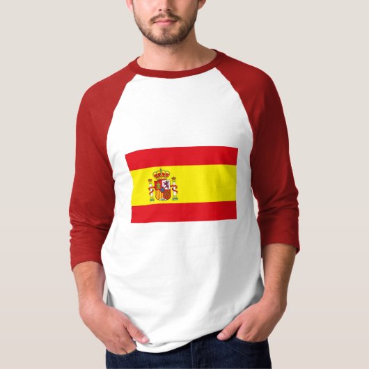 Spanien-Flaggen-T - Shirt (Vorderseite)