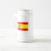 Spanien-Flaggen-Tasse Bierglas (Vorderseite Links)