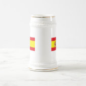Spanien-Flaggen-Tasse Bierglas (Mittel)