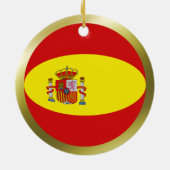 Spanien-Flaggen-Verzierung Keramik Ornament (Hinten)