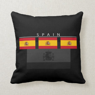 Spanien Flaggenkissen Kissen