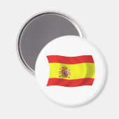 Spanien Flaggenmagnet Magnet (Vorderseite/Rückseite)