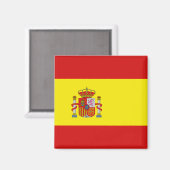 Spanien Flaggenmagnet Magnet (Vorderseite/Rückseite)