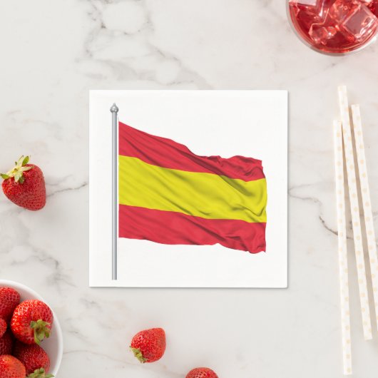 Spanien Flaggenpapier Napkins Serviette (Beispiel)