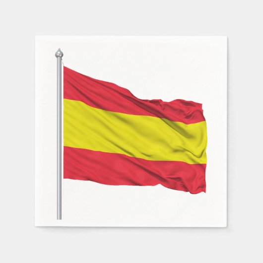 Spanien Flaggenpapier Napkins Serviette (Vorderseite)
