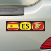 Spanien Flaggenplan-Autoaufkleber Autoaufkleber (Auf Auto)