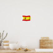 Spanien Flaggenposter drucken Poster (Küche)