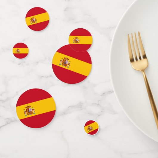 Spanien Flaggentisch Confetti Konfetti (Gruppe)
