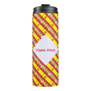 Spanien Fliesenflagge Personalisiert Thermosbecher