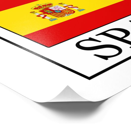 Spanien Fotodruck (Ecke)