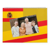 Spanien | Fügen Sie Ihr Foto Spanische Flagge farb Kalender (Titelbild)