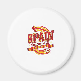 Spanien Fußball 2026 Fußball Fett Land Typografie  Magnet