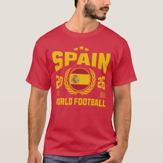 Spanien Fußball 2026 T-Shirt (Vorderseite)