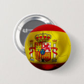 Spanien-Fußball Button (Vorne & Hinten)
