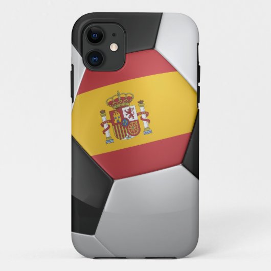 Spanien-Fußball Case-Mate iPhone Hülle (Rückseite)