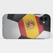Spanien-Fußball Case-Mate iPhone Hülle (Rückseite (Horizontal))