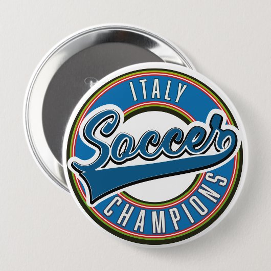 Spanien Fußball Champions Logo. Button (Vorne & Hinten)