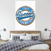 Spanien Fußball Champions Logo. Leinwanddruck (Insitu (Schlafzimmer))