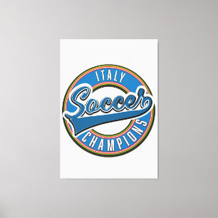 Spanien Fußball Champions Logo. Leinwanddruck