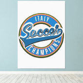 Spanien Fußball Champions Logo. Leinwanddruck (Insitu (Holzboden))