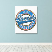 Spanien Fußball Champions Logo. Leinwanddruck (Insitu (Holzboden))