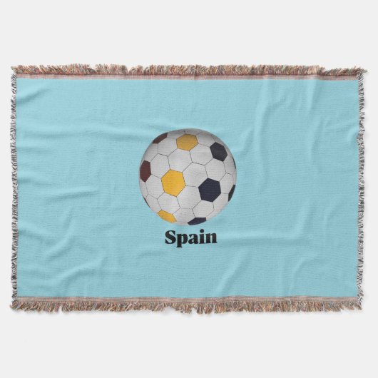 Spanien Fußball Decke (Vorderseite)