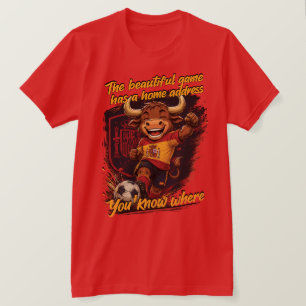Spanien Fußball Fan-Shirt Beautiful Game Home T-Sh T-Shirt