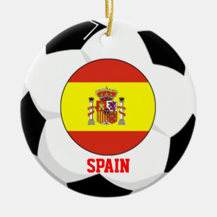 Spanien-Fußball-Fan-Verzierung 2010 Keramikornament