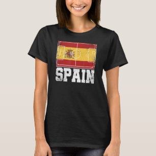 Spanien Fußball-Feld Länderflagge Espana Spanien P T-Shirt