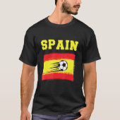 Spanien Fußball Fußball Spanische Flagge Design fü T-Shirt (Vorderseite)