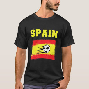 Spanien Fußball Fußball Spanische Flagge Design fü T-Shirt