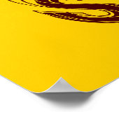 Spanien Fußball-Futbol der spanischen Kunstexplosi Poster (Ecke)