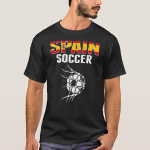 Spanien Fußball im Nettoziel Spanischer Fußball Su T-Shirt