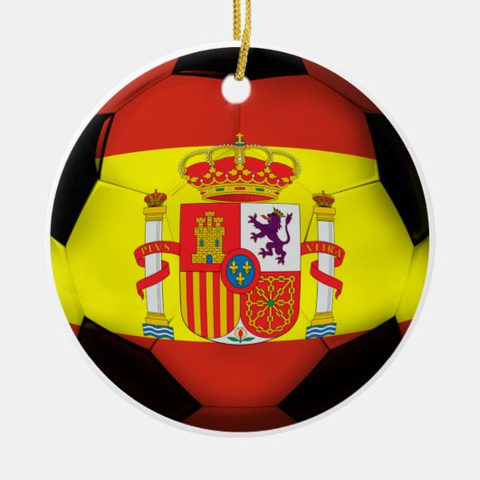 Spanien Fußball Keramikornament (Vorne)
