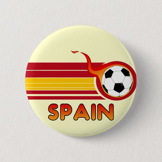 Spanien-Fußball-Knopf Button (Vorderseite)