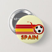 Spanien-Fußball-Knopf Button (Vorne & Hinten)