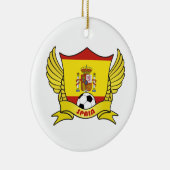 Spanien-Fußball-Kreis-Verzierung Keramikornament (Rechts)