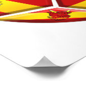 Spanien Fußball La Furia Roja Toro Flaggen Poster (Ecke)