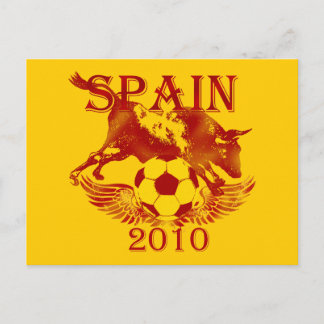 Spanien Fußball-Liebhaber - Postkarte España 2010