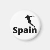 Spanien Fußball Magnet (Vorne)