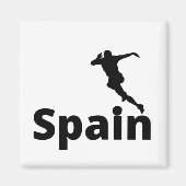 Spanien Fußball Magnet (Vorne)