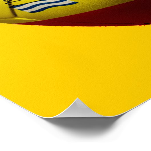 Spanien Fußball Poster (Ecke)