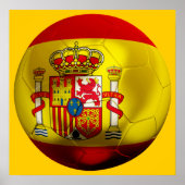 Spanien Fußball Poster (Vorne)