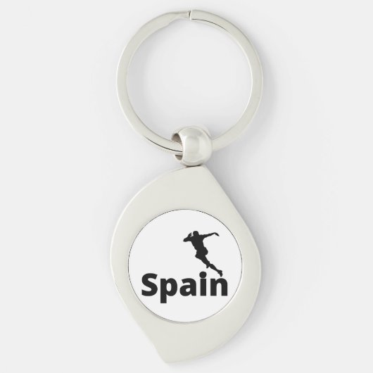 Spanien Fußball Schlüsselanhänger (Vorderseite)