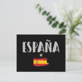 Spanien Fußball-Shirt-Fahne Postkarte (Stehend Vorderseite)
