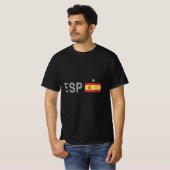 Spanien Fußball-Shirt Spanische Flagge T-Shirt (Vorne ganz)