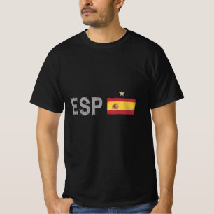 Spanien Fußball-Shirt Spanische Flagge T-Shirt