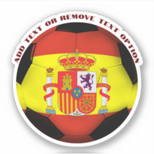 Spanien Fußball Sport Aufkleber