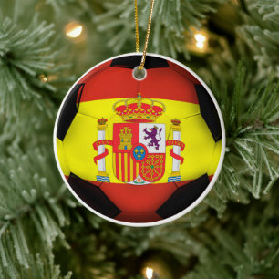 Spanien Fußball Sport Keramik Ornament