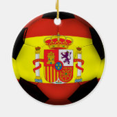 Spanien Fußball Sport Keramik Ornament (Hinten)